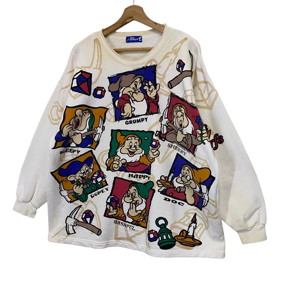Anime × Cartoon Network × Warner Bros The Dwarfs Big Logo Longsleeve Sweatshirt Size XL Size US XL / EU 56 / 4 - 3 Thumbnail