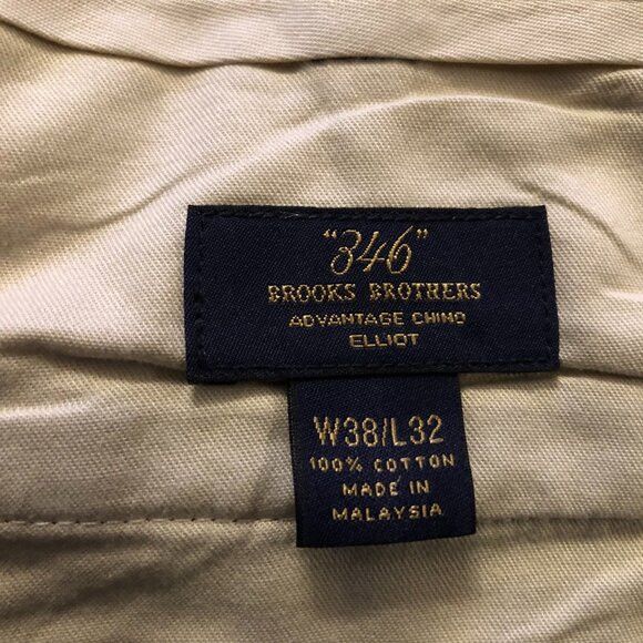 Brooks Brothers Brooks brothers men's 100%cotton casual pants size: 38/30 Size US 38 / EU 54 - 5 Thumbnail