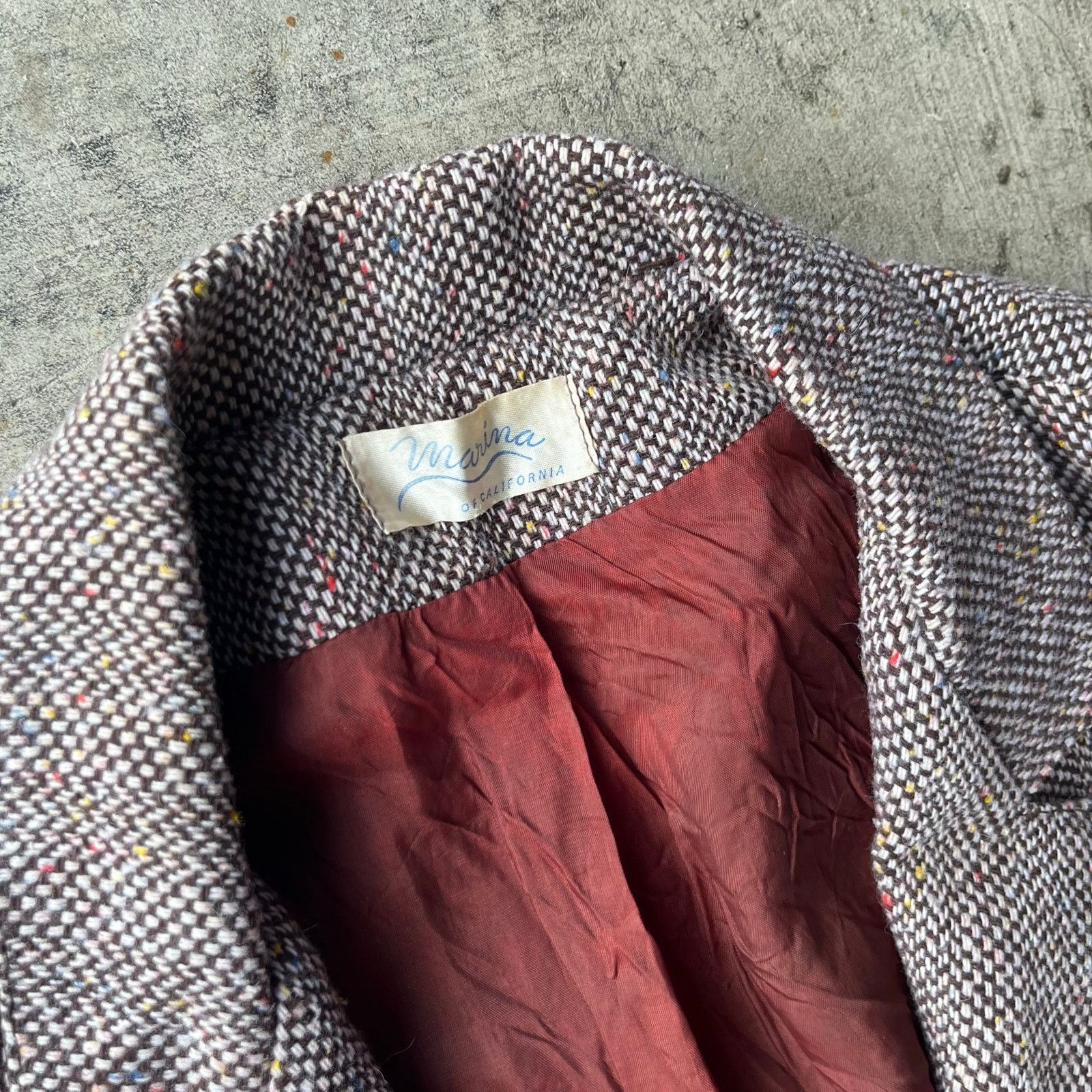 Vintage VINTAGE MARINA 60S BLAZER COAT JACKET WOMENS SMALL Size S / US 4 / IT 40 - 4 Thumbnail