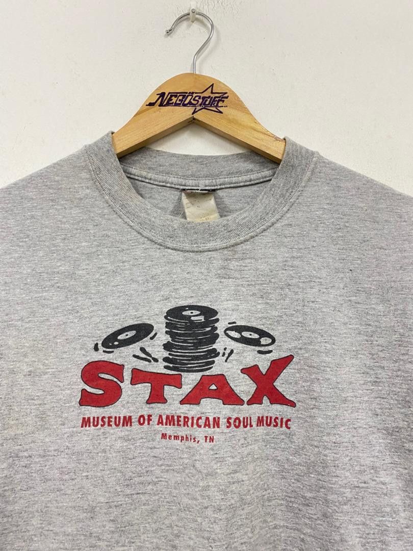 Vintage Vintage STAX Recording rave dj hip hop dope streetwear tee Size US M / EU 48-50 / 2 - 2 Thumbnail