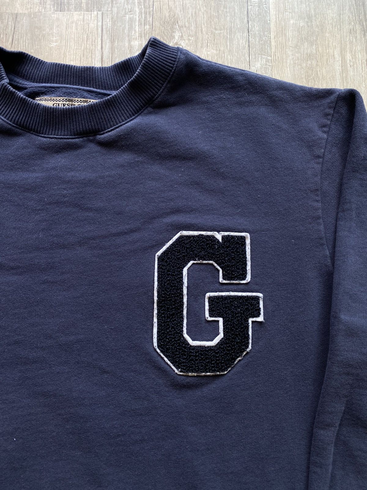 Guess Guess Blockletter G Patch Crewneck Size US S / EU 44-46 / 1 - 2 Thumbnail