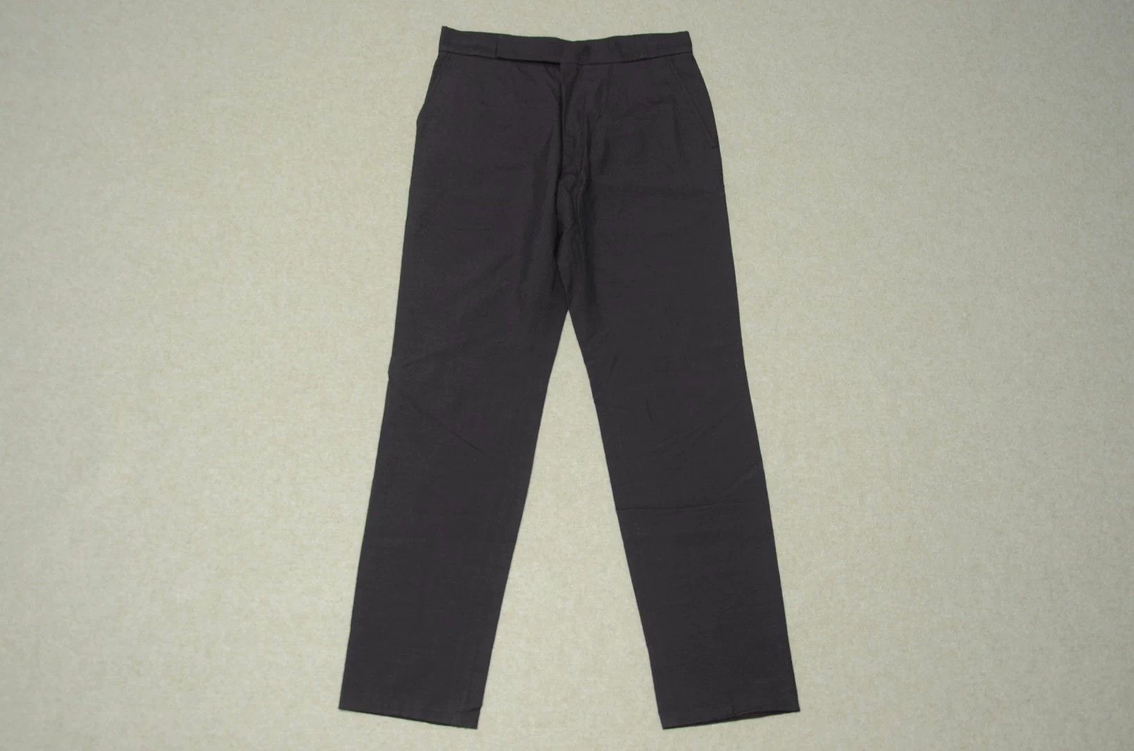 Ermenegildo Zegna Zegna XXX 100% Silk Dark Brown Trousers 48 Size 48S - 1 Thumbnail