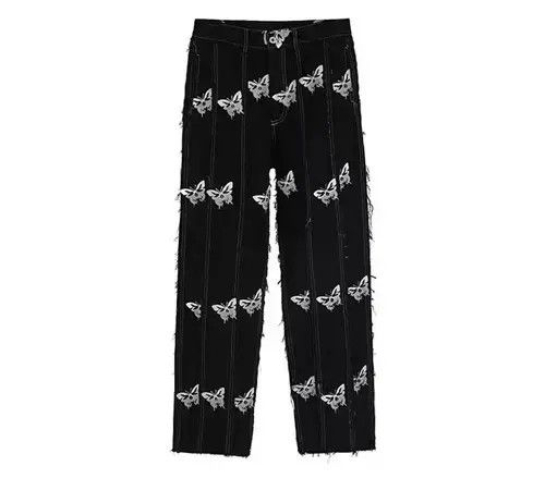 Japanese Brand × Vintage Butterfly pants streetwear Size US 32 / EU 48 - 2 Thumbnail