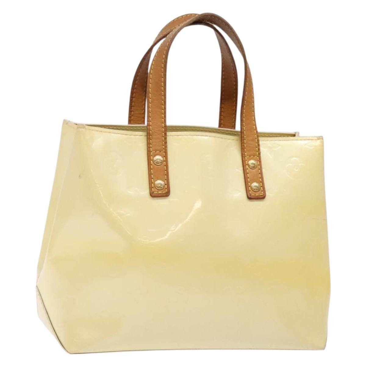 Louis Vuitton LOUIS VUITTON Monogram Vernis Reade PM Hand Bag Perle M91336 Size ONE SIZE - 1 Thumbnail