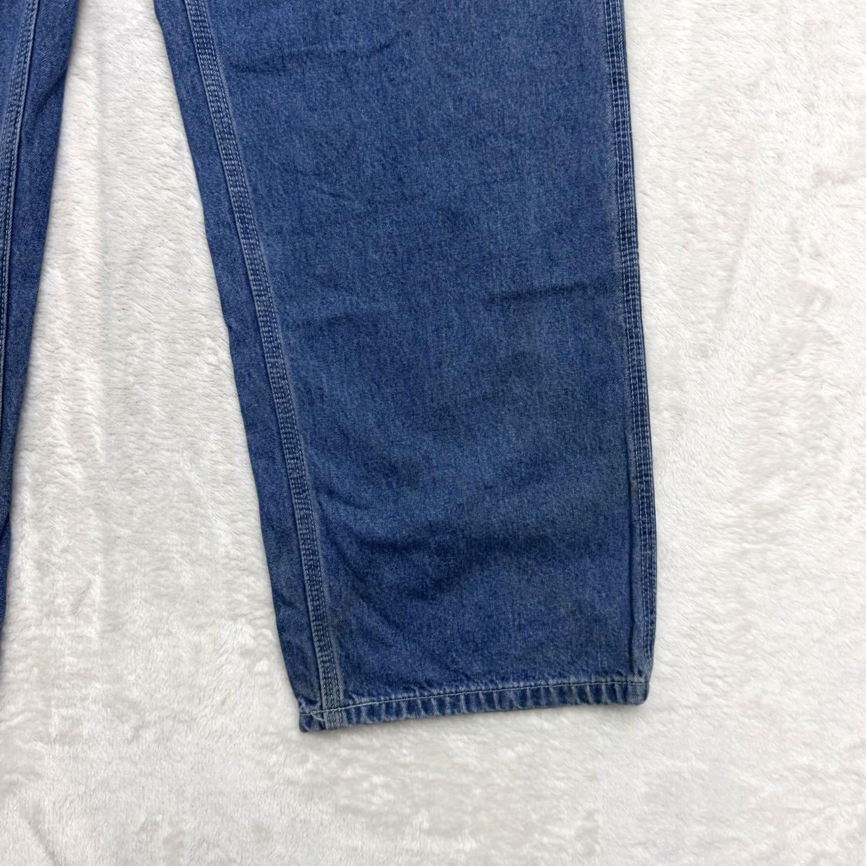 Vintage OshKosh B'gosh Carpenter Jeans Mens 32x30 Blue Denim Relaxed Straight Workwear Jeans Mens Size US 32 / EU 48 - 3 Thumbnail