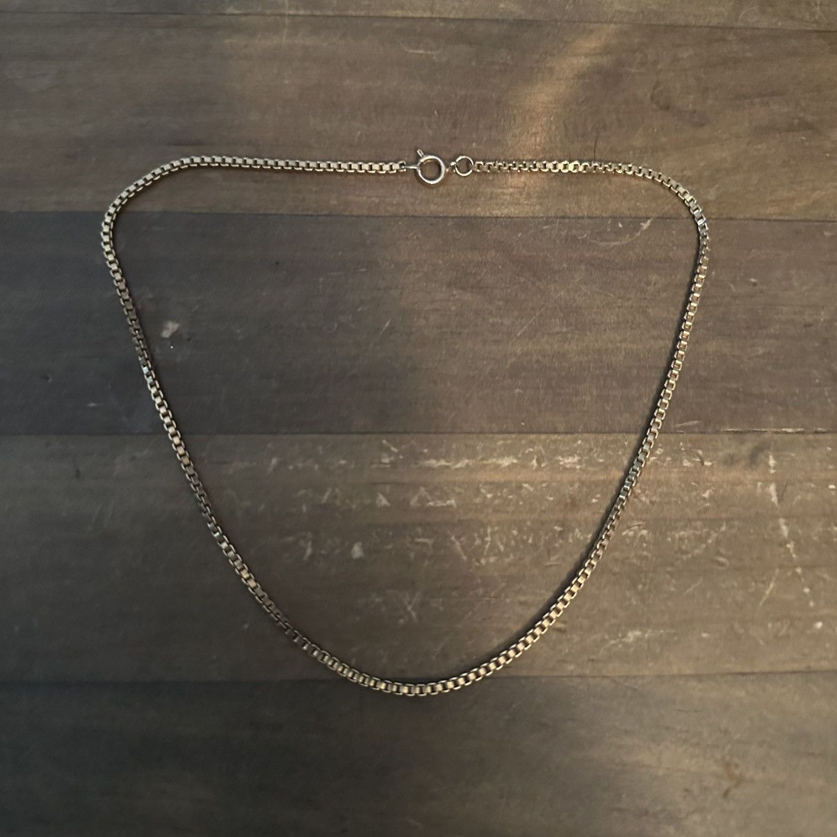 Vintage Vintage gold tone box chain necklace Size ONE SIZE - 2 Thumbnail