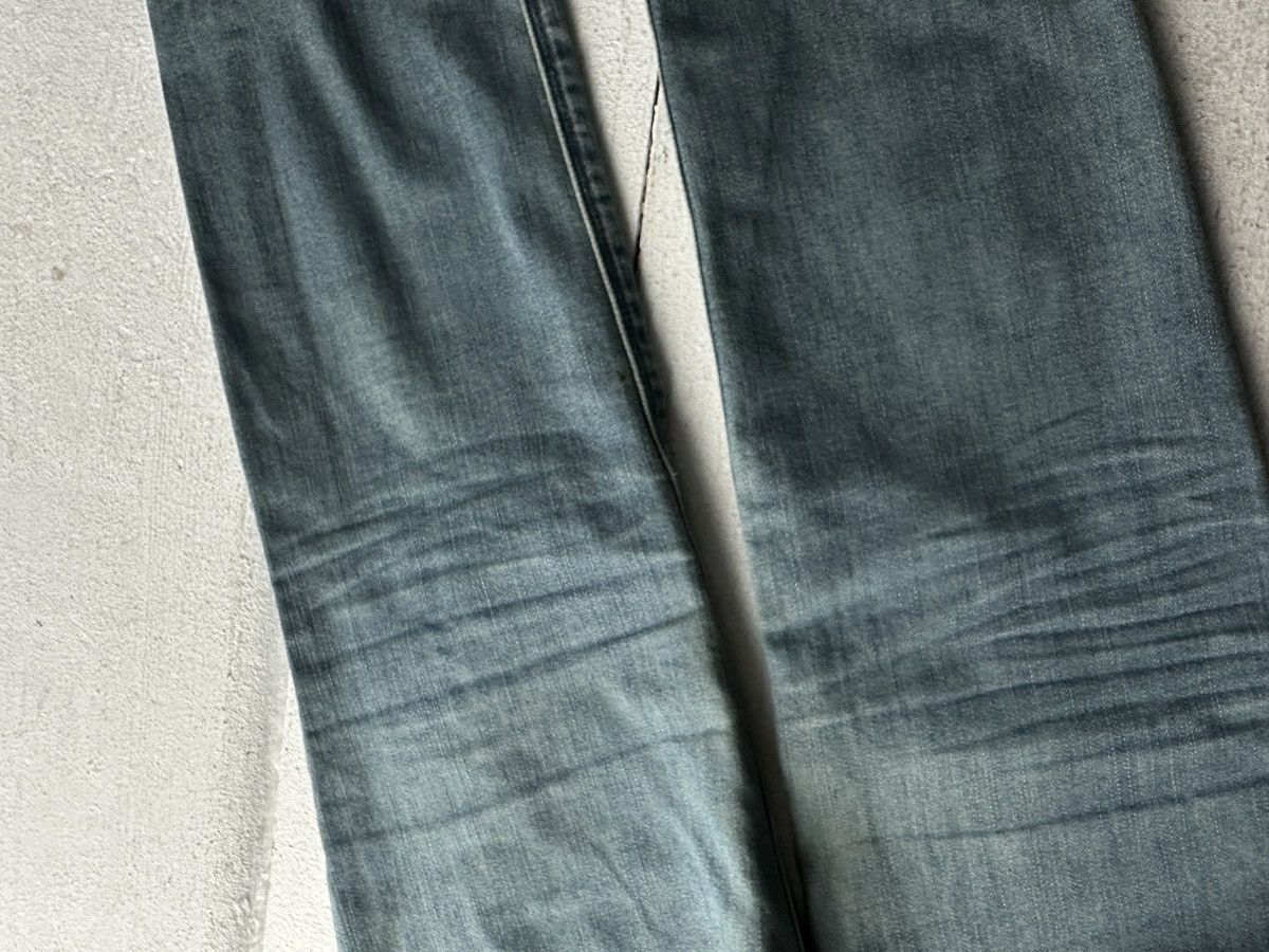 Armani 🚨 ARMANI JEANS WOMEN BLUE DENIM PANTS RINGSTONES Y2K Size 27" / US 4 / IT 40 - 12 Thumbnail