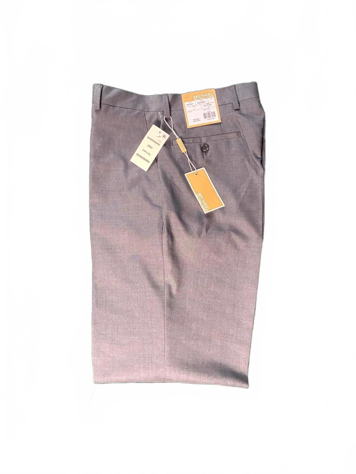 Michael Kors Michael Kors Men's Performance Stretch Gray Dress Slacks Size 38R - 2 Thumbnail