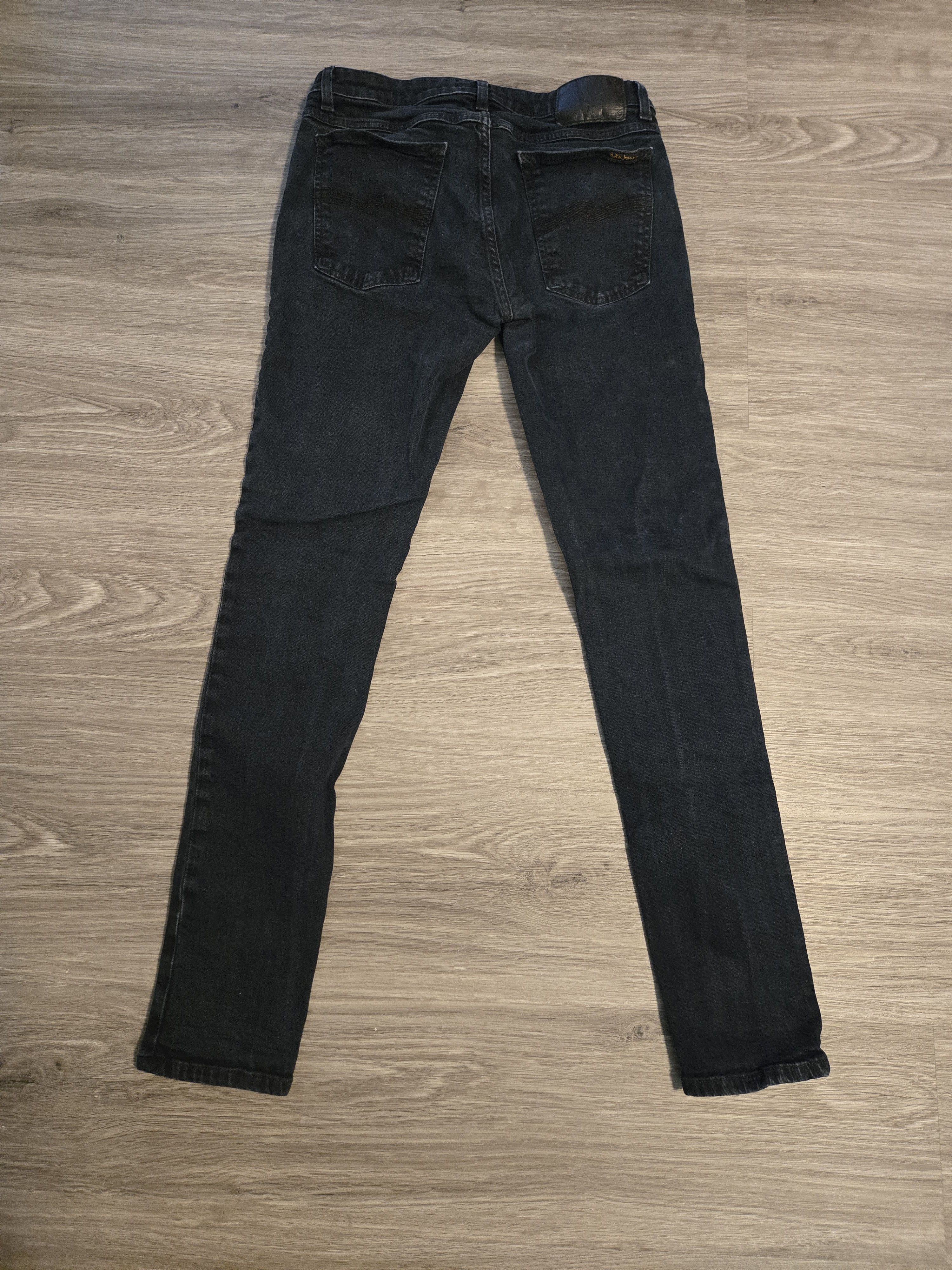 Nudie Jeans Nudie Jeans Black Skinny Lin Jeans Size US 32 / EU 48 - 2 Thumbnail