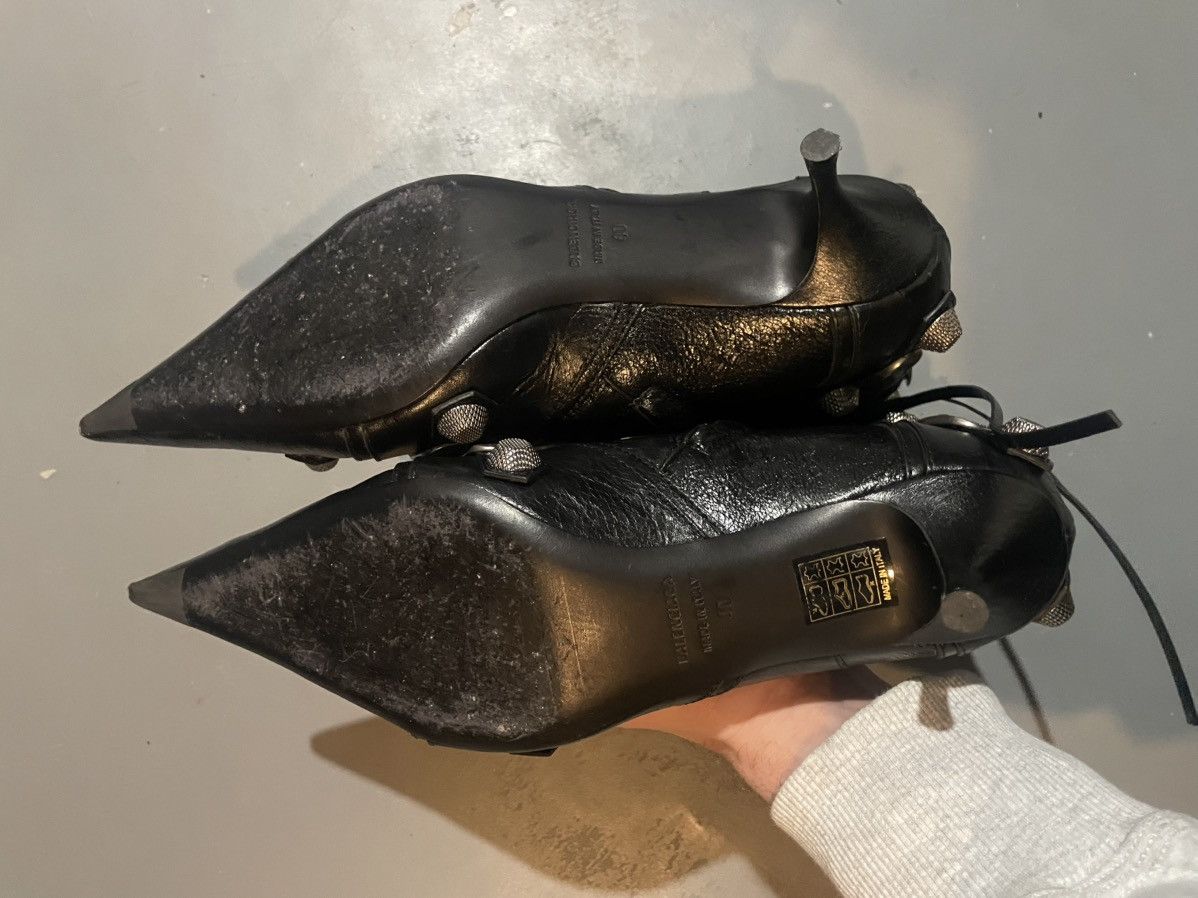 Balenciaga Balenciaga Cagole Heeled Ankle Boot Heels Lambskin Leather Size US 6 / IT 36 - 14 Thumbnail