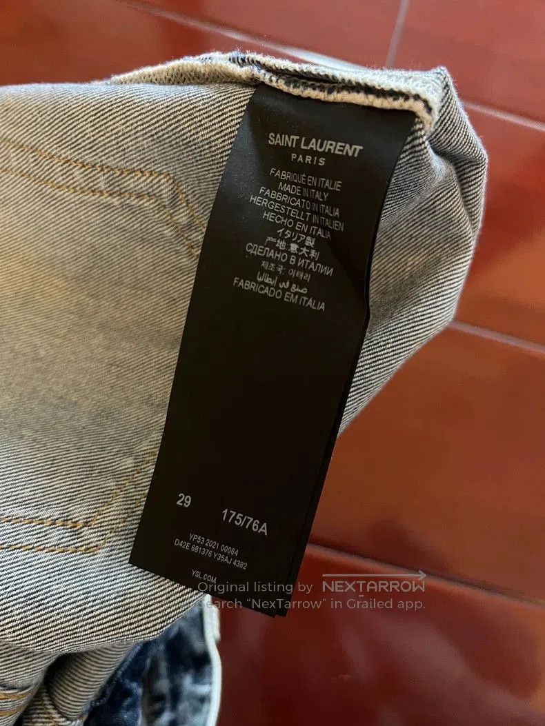 Yves Saint Laurent YSL Men's D30 Denim Jeans. Size US 29 - 7 Thumbnail