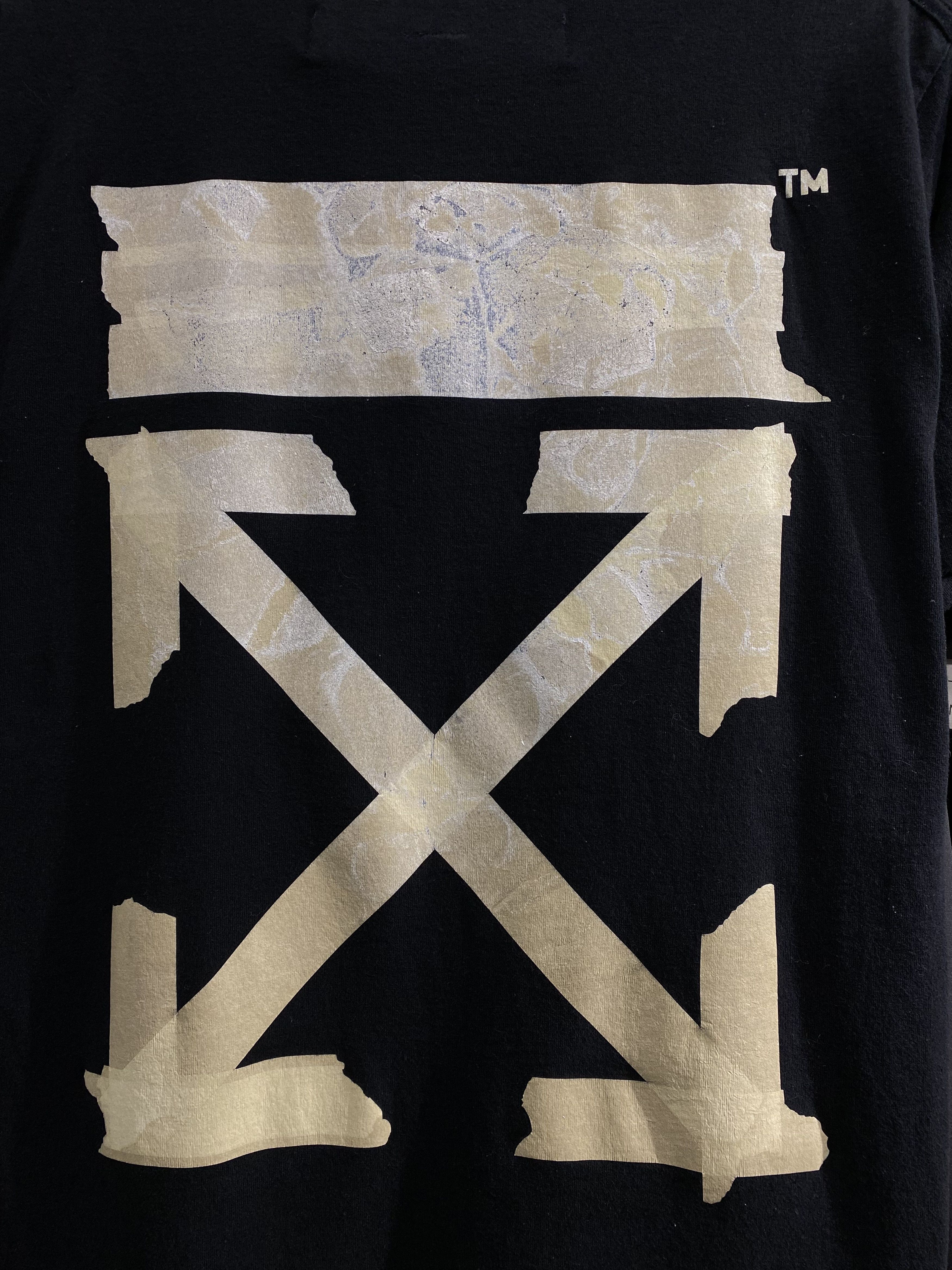 Off-White Off-White by Virgil Abloh Tape Arrows T-Shirt 'Black' size S Size US S / EU 44-46 / 1 - 8 Thumbnail