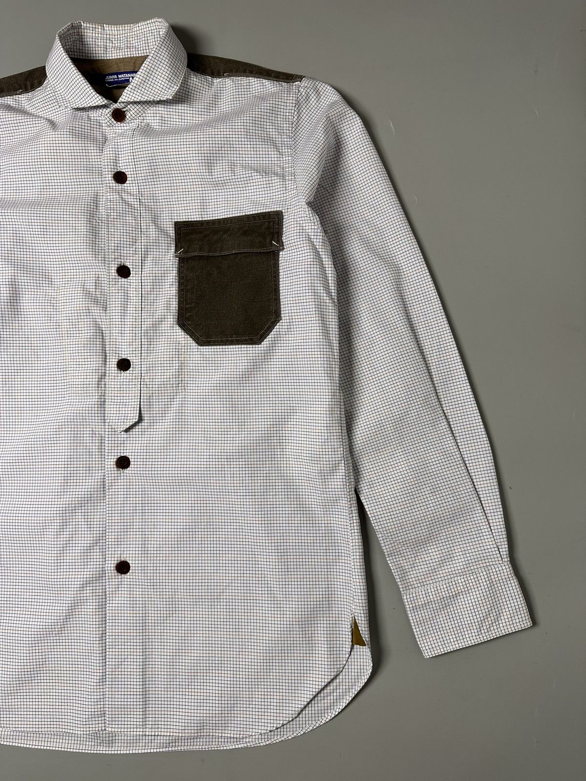 Comme des Garcons × Junya Watanabe Junya Watanabe Checked Shirt in White Cotton Size US XS / EU 42 / 0 - 3 Thumbnail