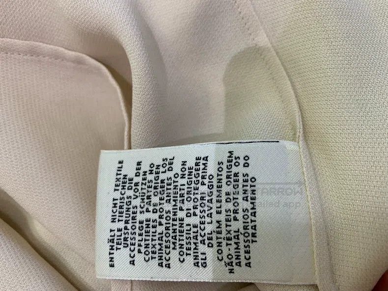 Hermes Hermes White Top with Tie Design, Decorated with Braided R Size XS / US 0-2 / IT 36-38 - 6 Thumbnail
