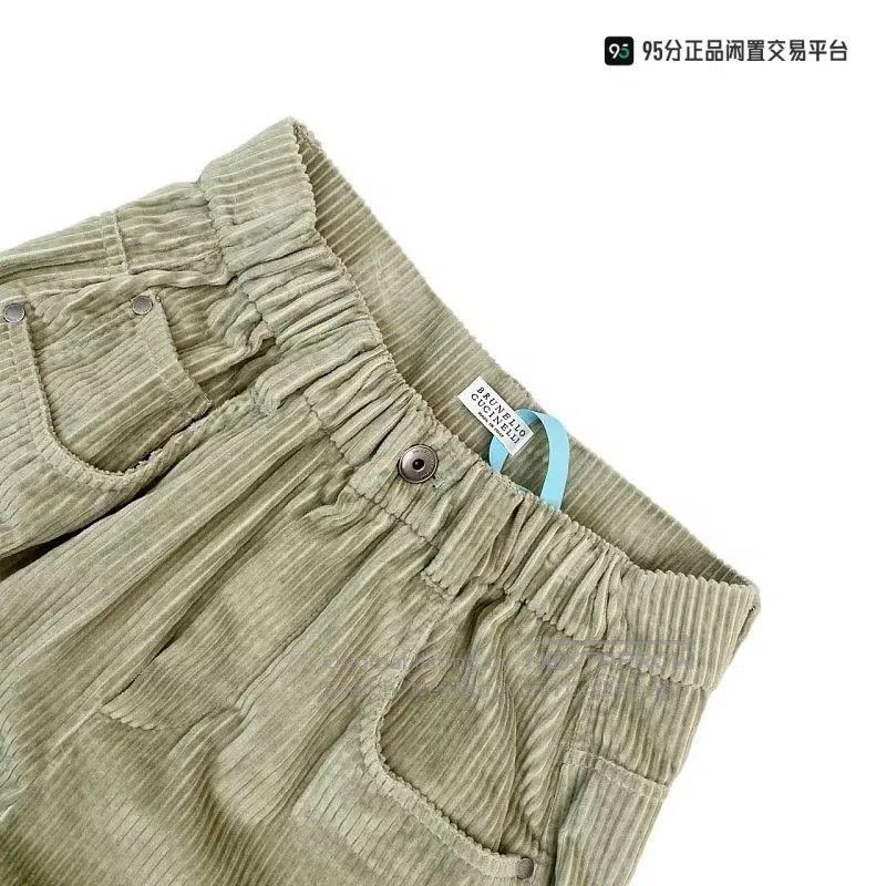 Brunello Cucinelli Brunello Cucinelli Corduroy Casual Unisex Pants. Size US 38 / EU 54 - 4 Thumbnail