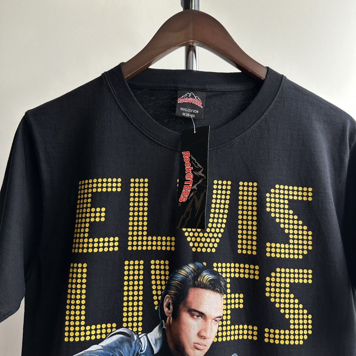 Band Tees × Vintage Vintage Elvis Presley Love Me Tender Rock Band Tee Size US M / EU 48-50 / 2 - 2 Thumbnail