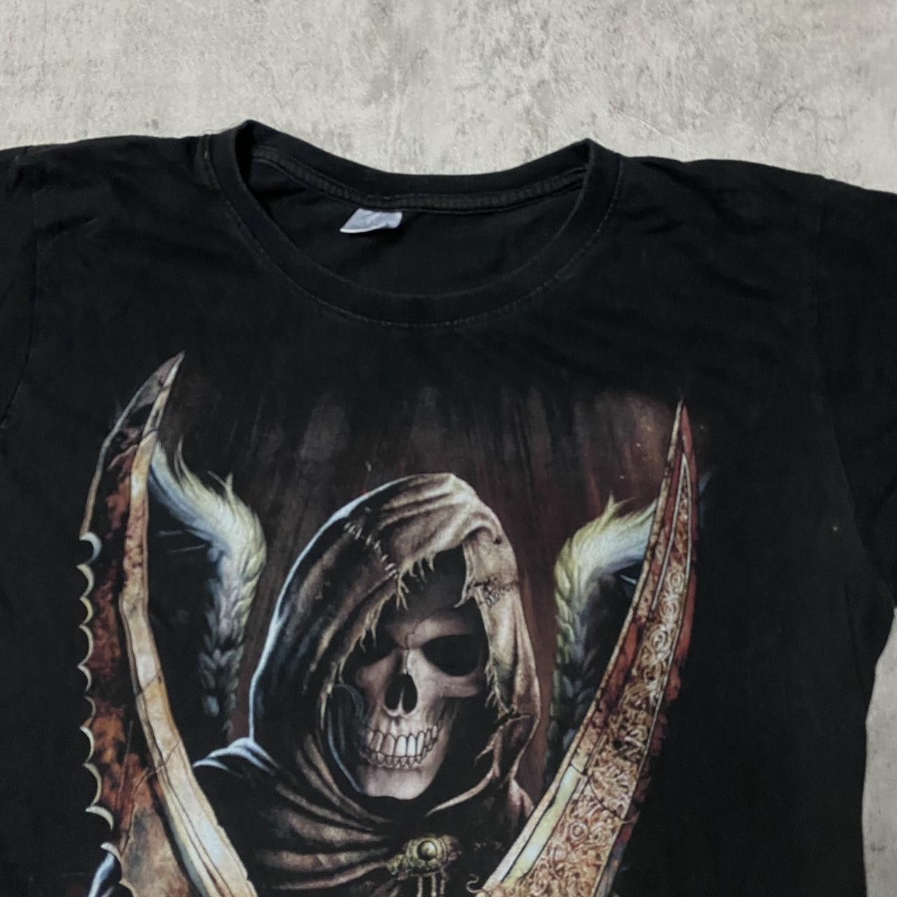 Other Black Grim Reaper graphic tee #goth #mallgoth Size US XXL / EU 58 / 5 - 2 Thumbnail