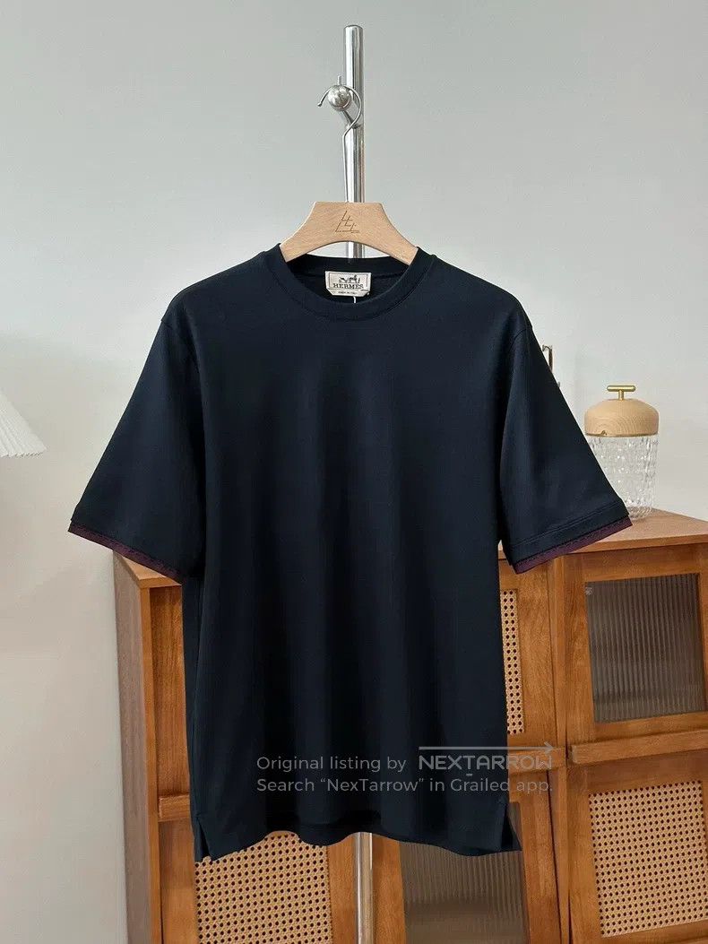 Hermes Hermes Men's round neck short-sleeve T-shirt Size US M / EU 48-50 / 2 - 8 Thumbnail