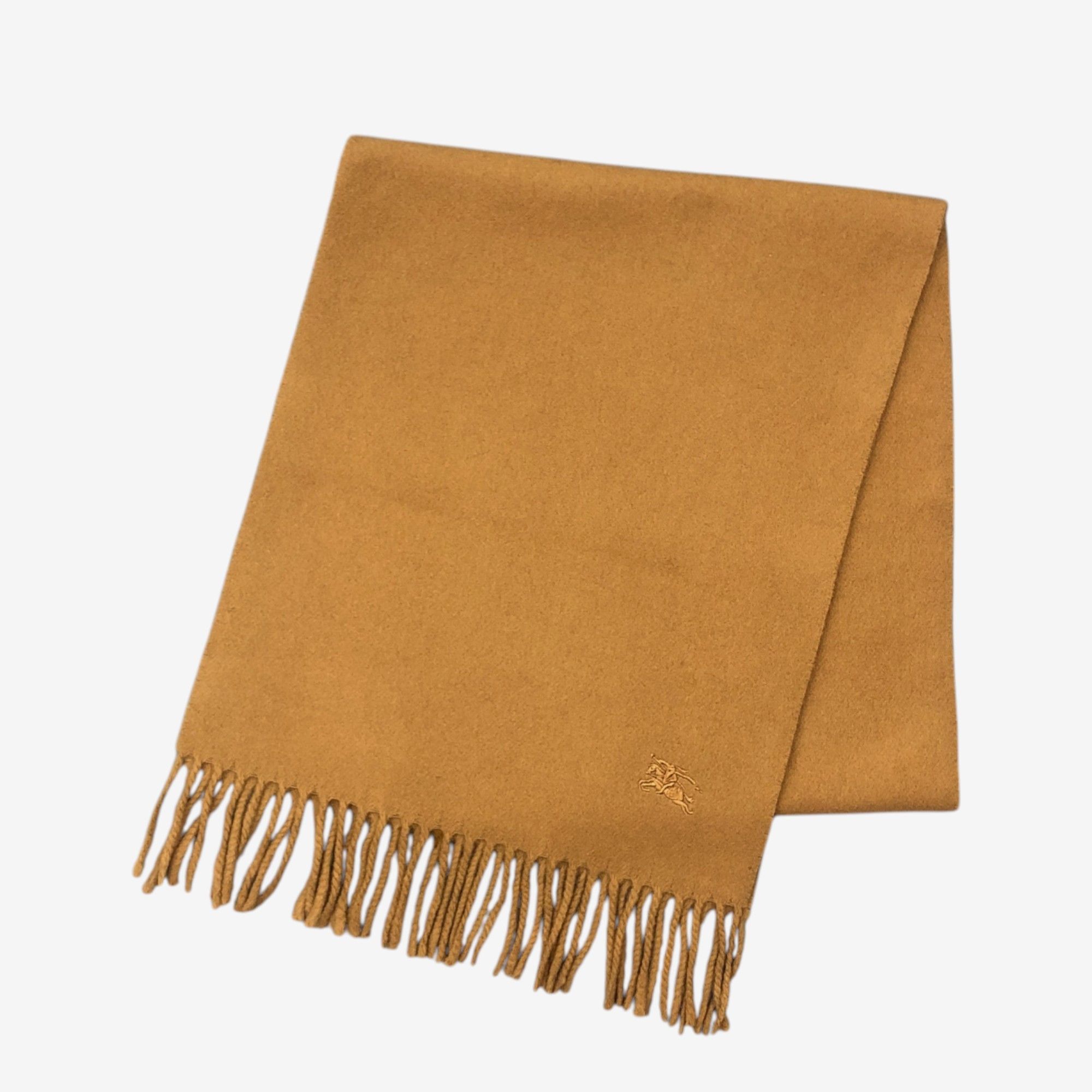 Burberry Vintage Burberrys Scarf Muffler Wool Winter Fringe Scarves Size ONE SIZE - 3 Thumbnail