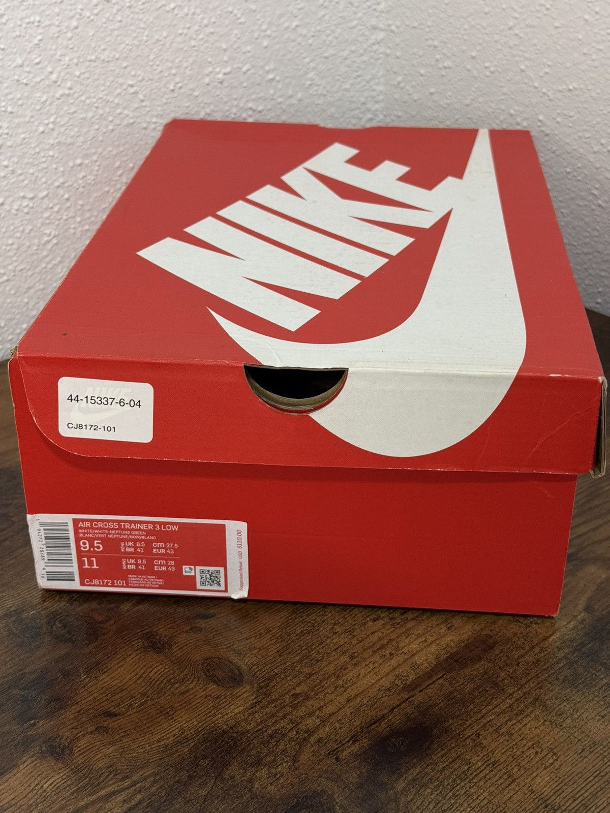 Nike Nike Air Cross Trainer 3 Low Neptune Green size 9.5 Size US 9.5 / EU 42-43 - 6 Thumbnail