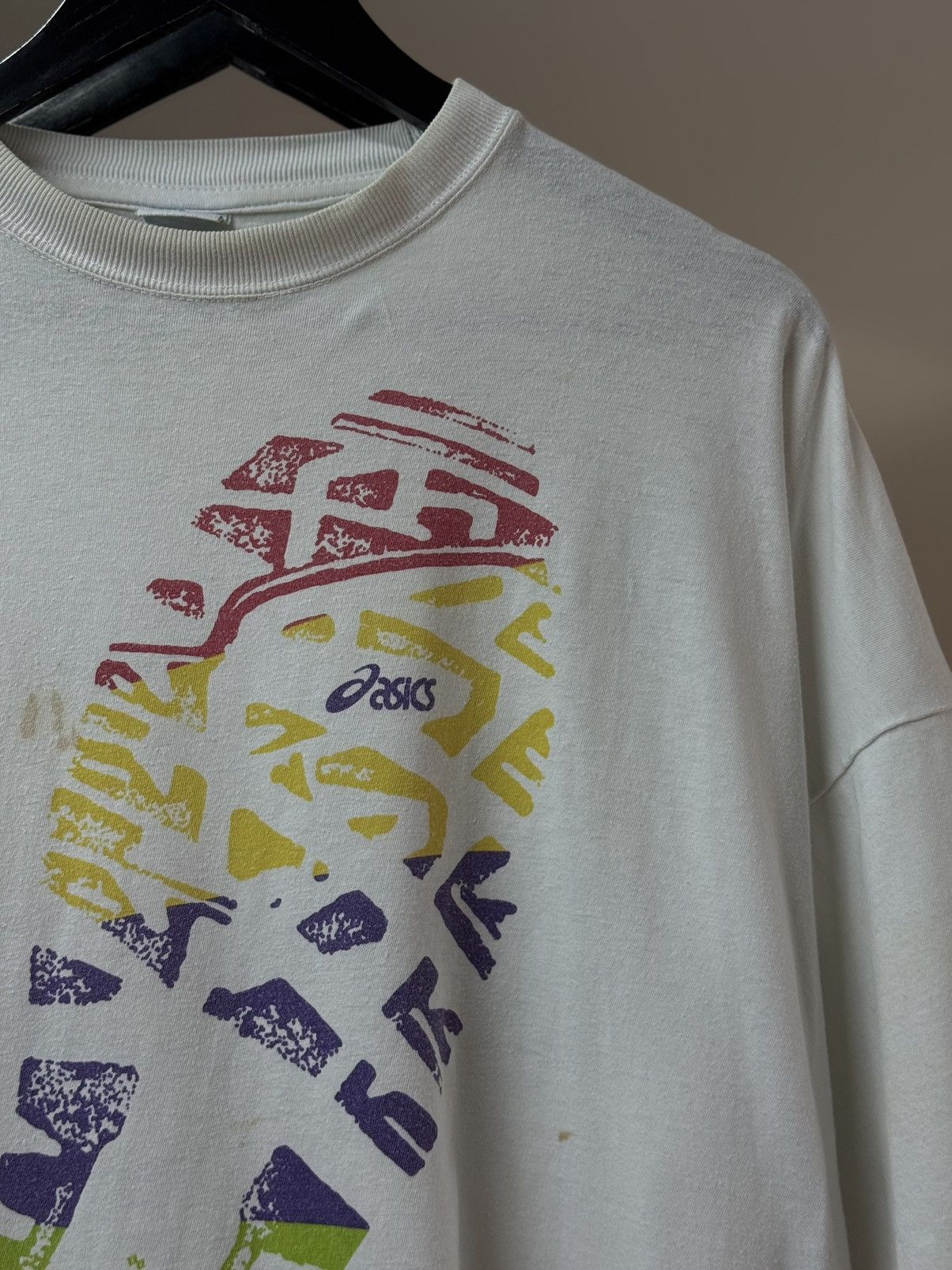 Asics Vintage Asics Grand Prix Von Bern 1995 T-shirt Size US XL / EU 56 / 4 - 3 Thumbnail
