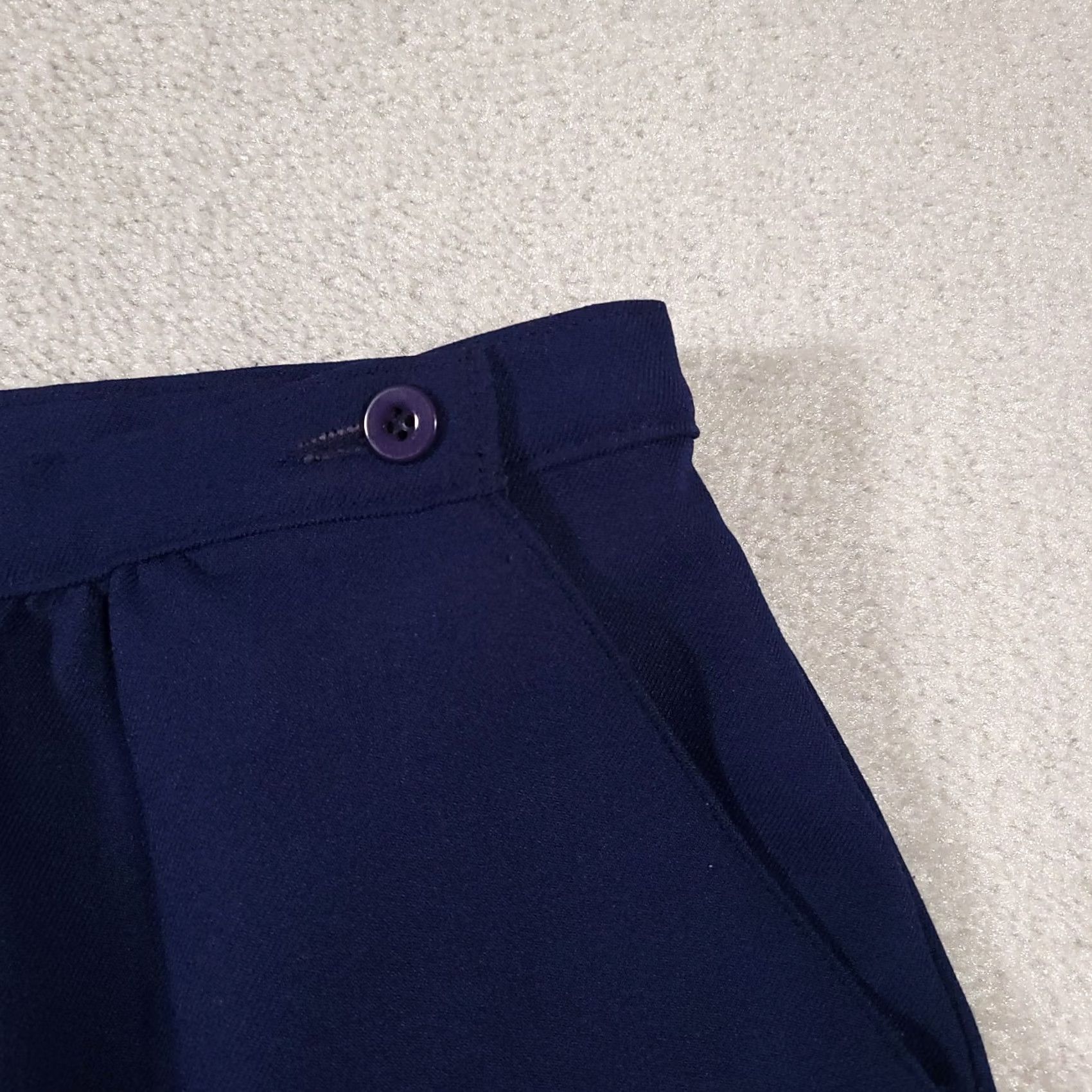 Penn VINTAGE JC Penny Skirt Women's 14 Blue Pockets USA Made 80s 90s Size 36" / US 14 / IT 50 - 4 Thumbnail