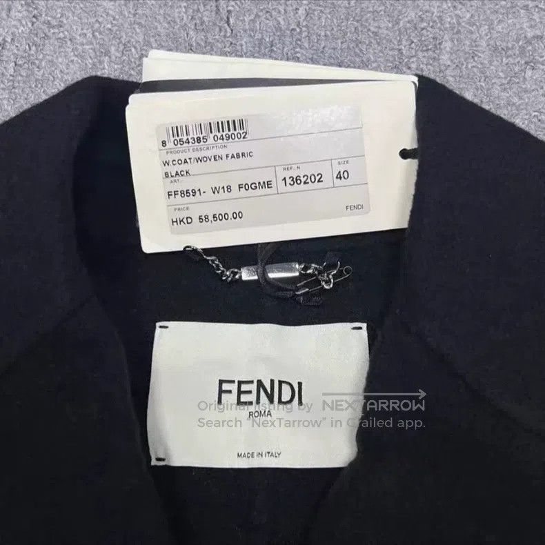Fendi Fendi Hollowed-out floral decorative cashmere lace-up butt Size XS / US 0-2 / IT 36-38 - 2 Thumbnail