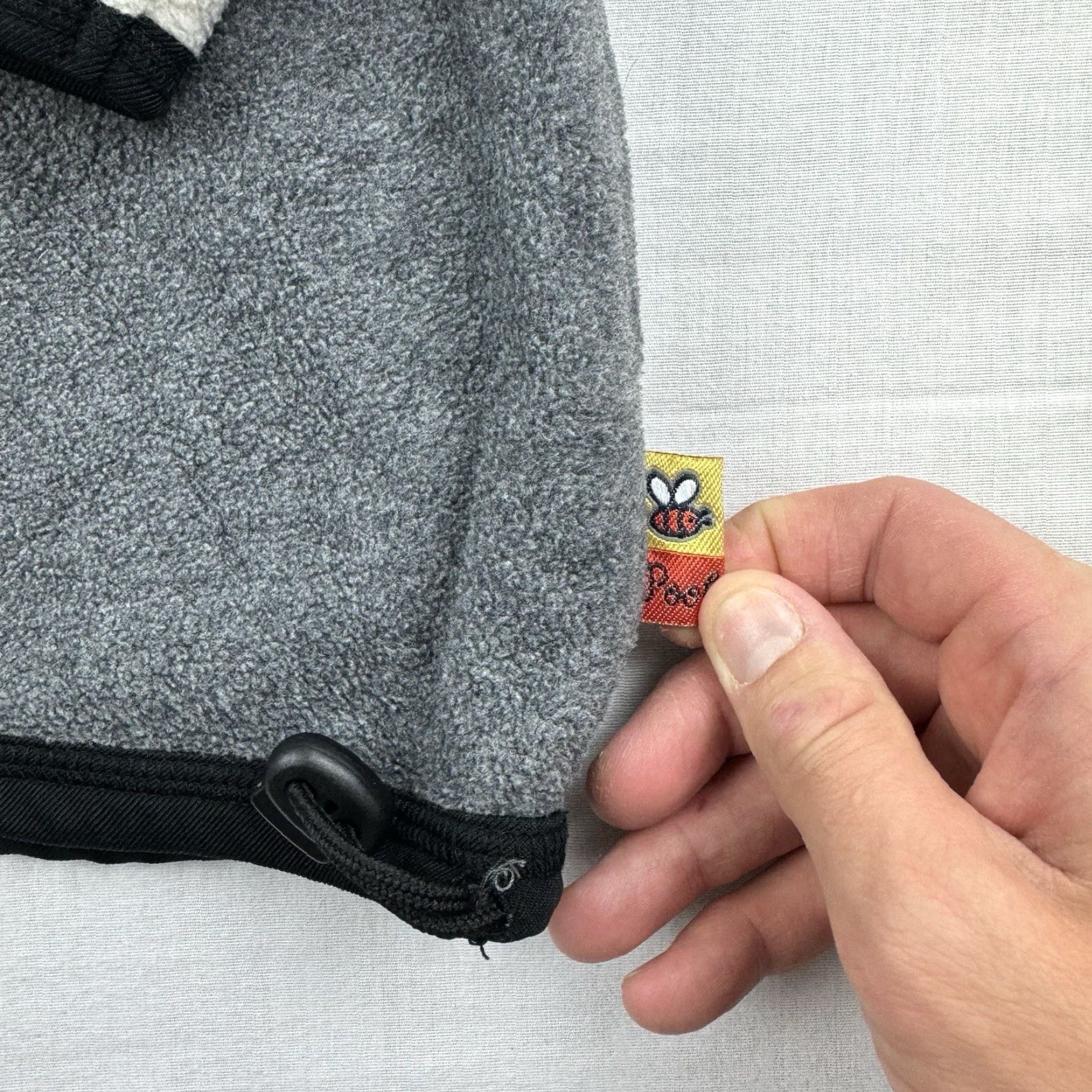 Vintage VINTAGE Winnie the Pooh Jacket Women's Medium Gray Fleece Fall 1954ra Winnie the Pooh Womens Jacket Size M / US 6-8 / IT 42-44 - 7 Thumbnail