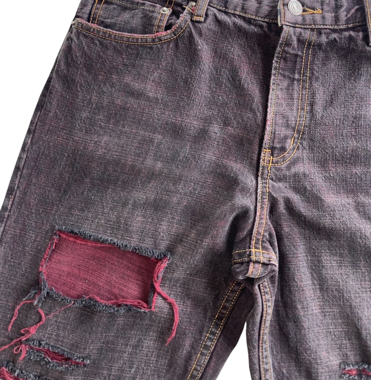 PPFM PPFM "Rock N Roll" Crazy Ripped Distressed Denim Size US 32 / EU 48 - 5 Thumbnail
