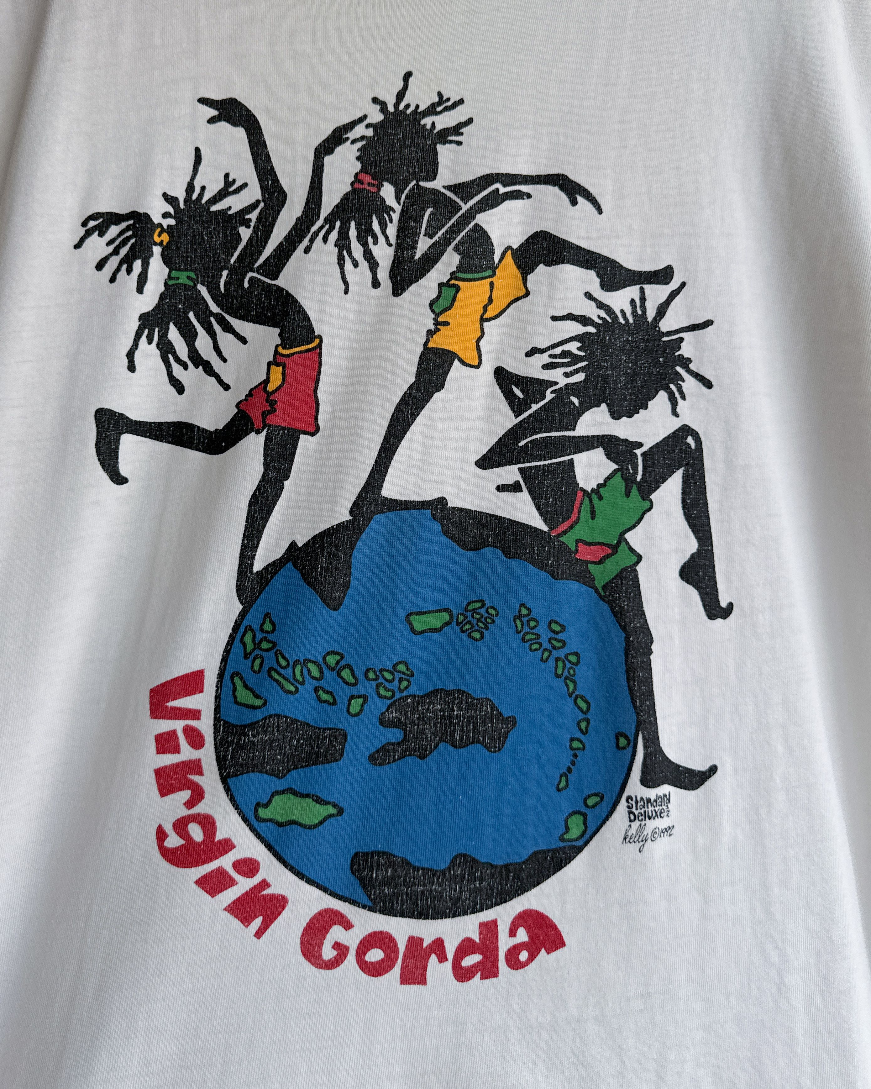 Vintage Vintage 90s Virgin Gorda Islands T Shirt XL Single Stitch Size US XL / EU 56 / 4 - 2 Thumbnail