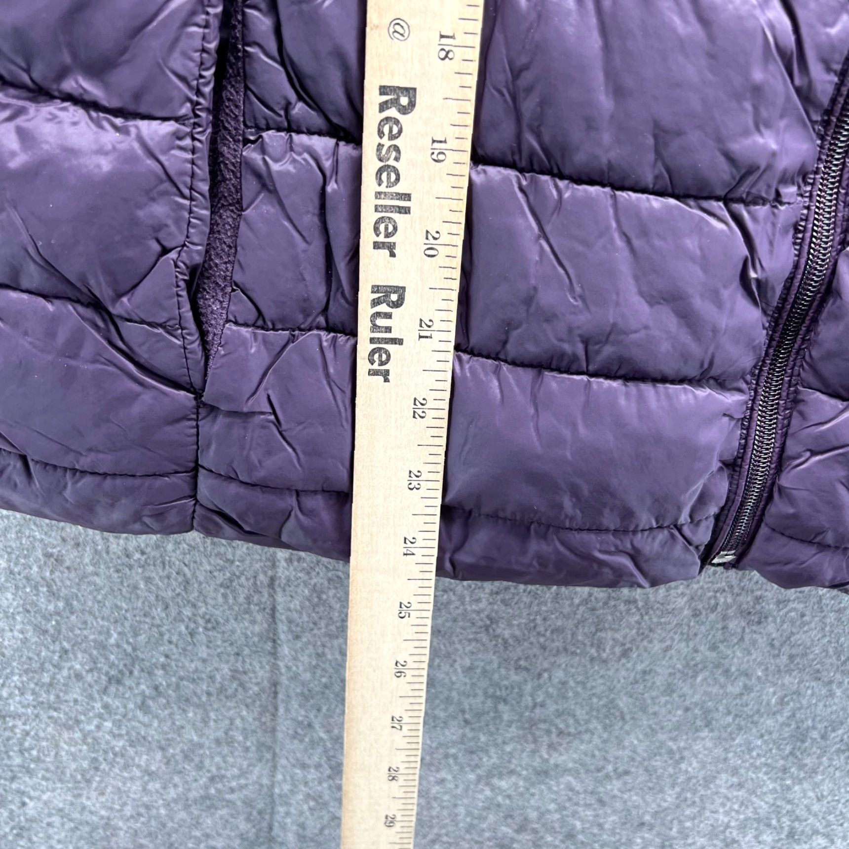 Gap Gap Puffer Jacket Women Large Purple Full Zip Sleeveless Polyester Nylon Jacket Size L / US 10 / IT 46 - 3 Thumbnail