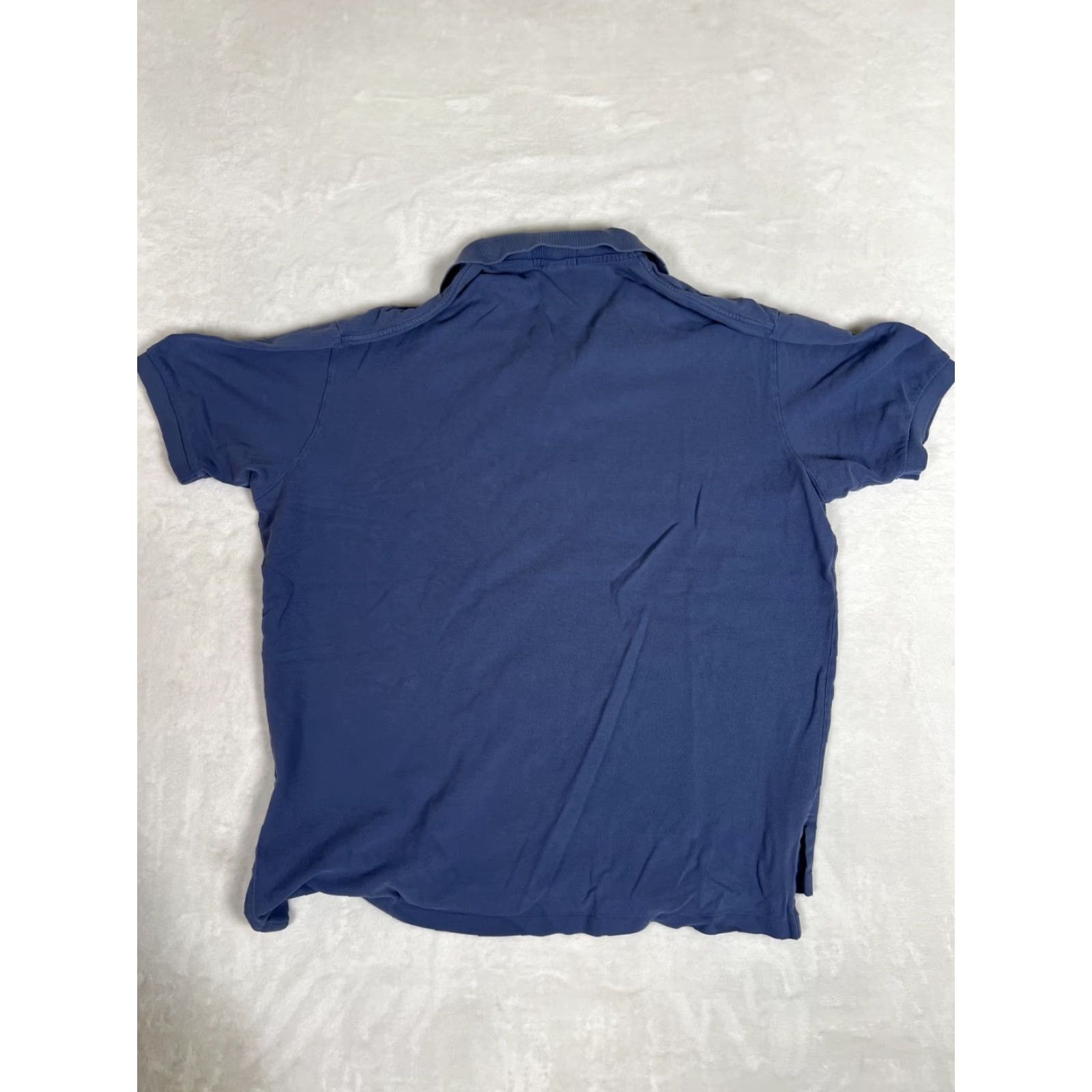 Polo Ralph Lauren Polo Ralph Lauren Polo Shirt Mens 2XL Blue Yellow Pony Logo Short Sleeve Collar Button Regular Fit Knit Vintage No Size US XXL / EU 58 / 5 - 6 Thumbnail
