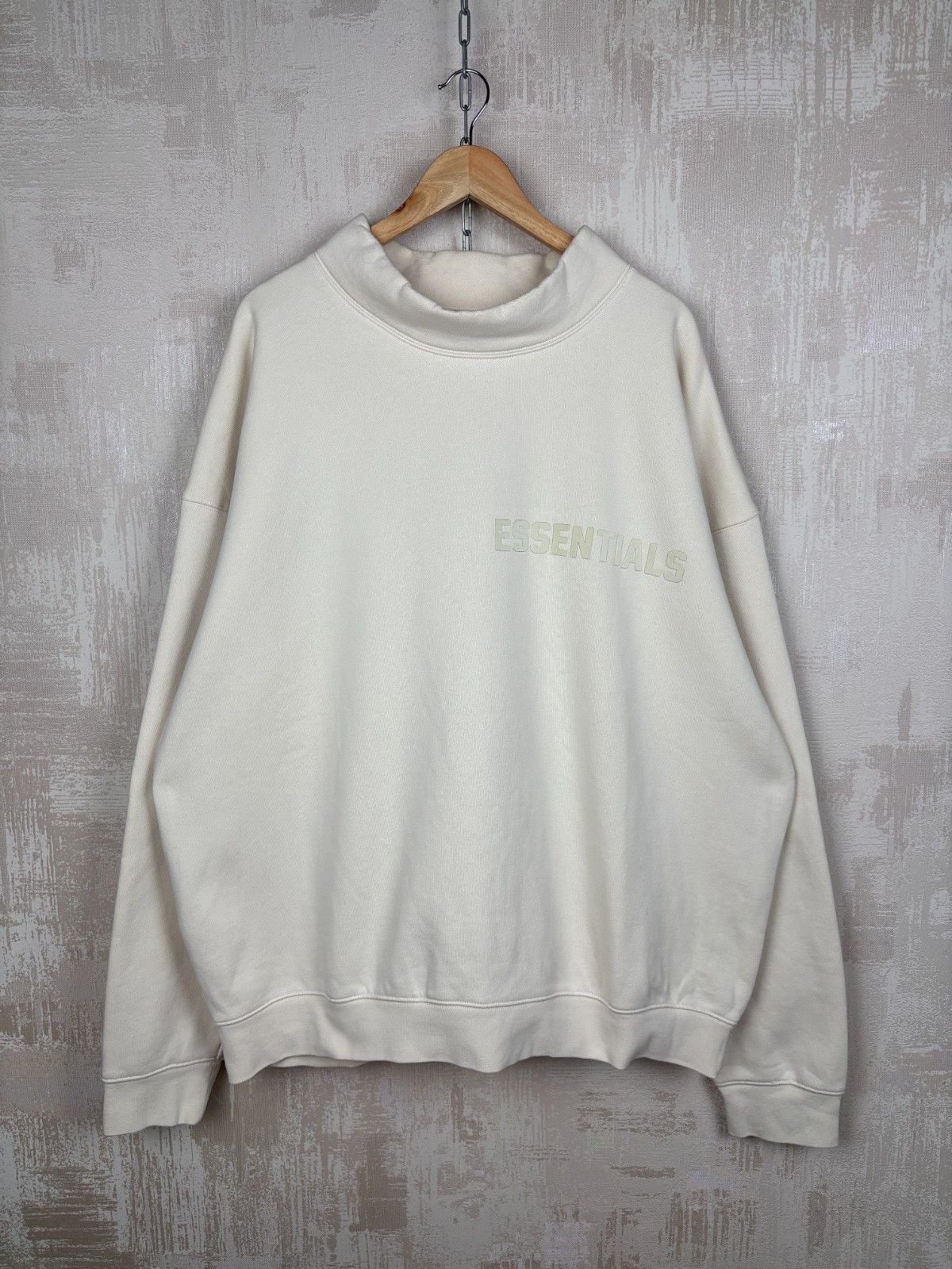 Essentials Essentials Fear of God Turtleneck Sweatshirt Cream Ivory Size US XXL / EU 58 / 5 - 1 Thumbnail