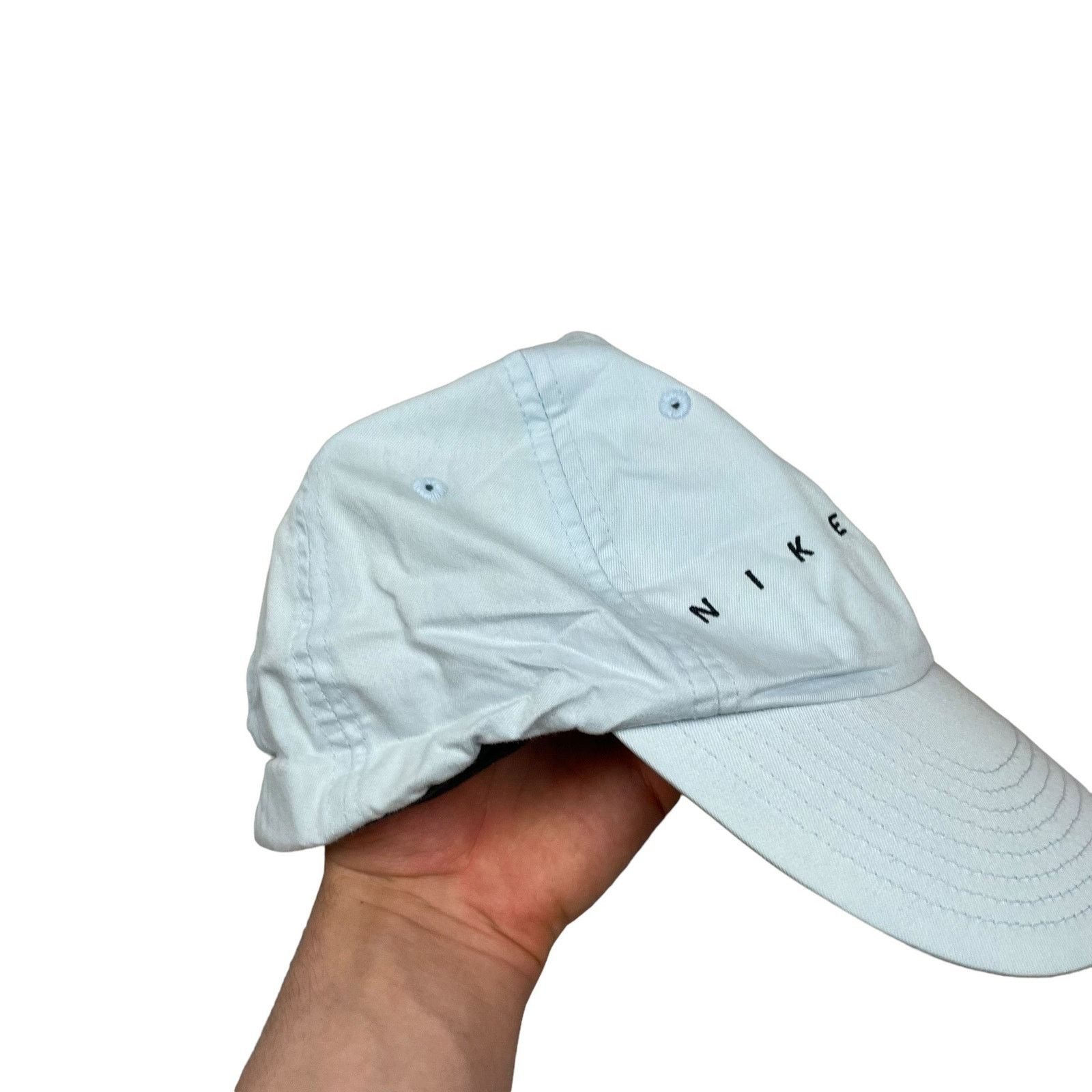 Nike × Vintage Nike Adults Blue Spell Out Adjustable Buckle Strap Golf Hat Size ONE SIZE - 4 Thumbnail