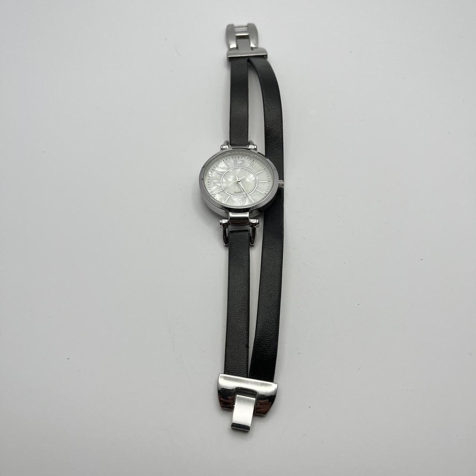 Other Silver & Black Quartz Watch Size ONE SIZE - 3 Thumbnail