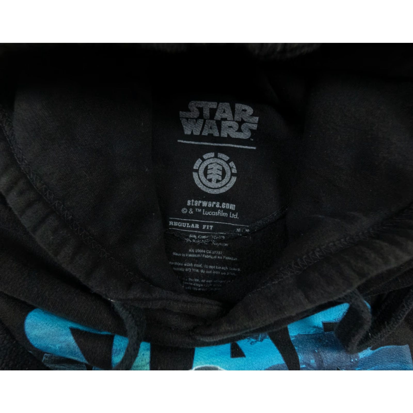 Element Element Star Wars Hoodie Sweatshirt Adult Medium Black Hoodie Element Skateboards Grogu Sweater Size US M / EU 48-50 / 2 - 6 Thumbnail