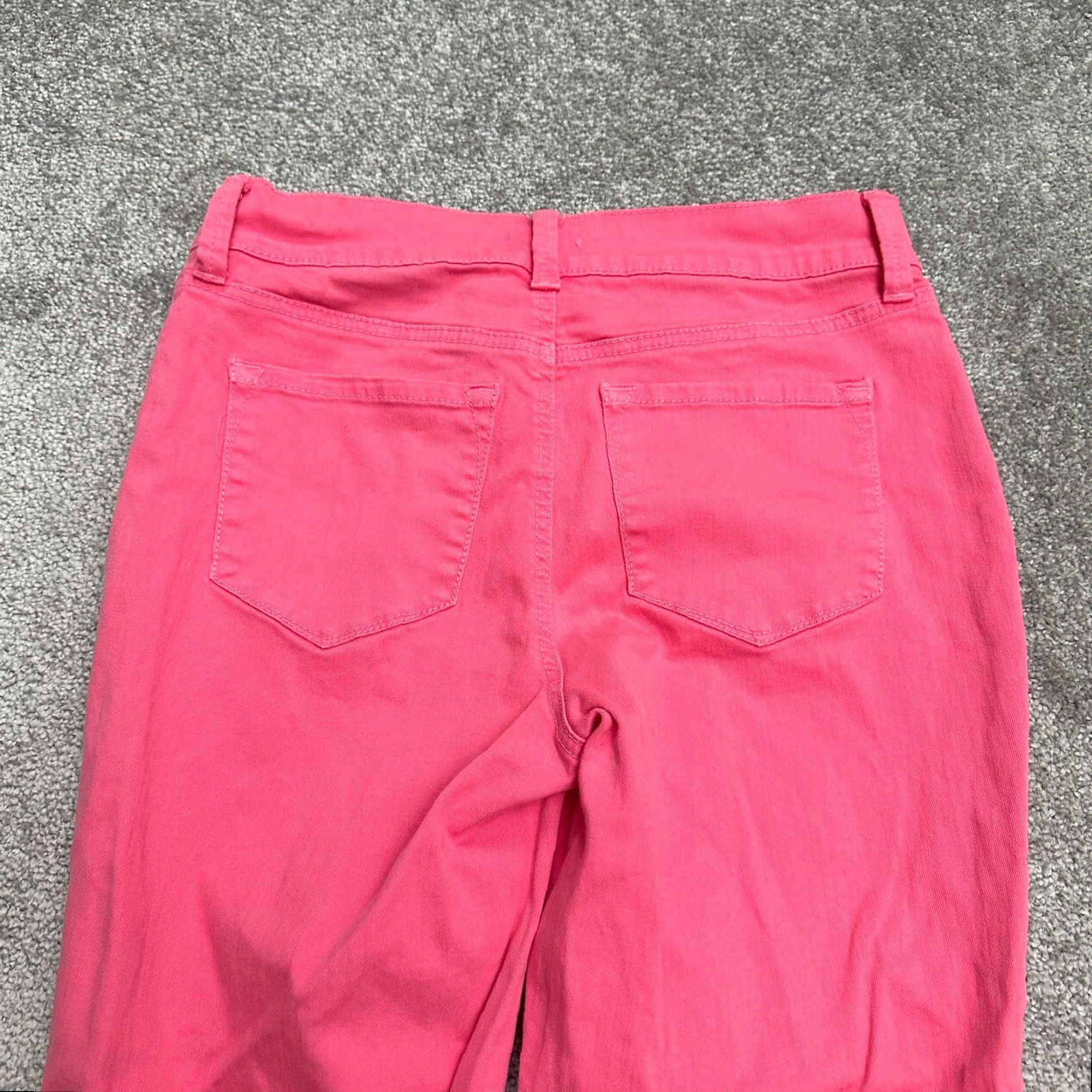 NYDJ NYDJ Jeans Women's Size 2 Pink Crop Mid Rise Straight Leg Denim 29x20.5 Cotton Spandex Size 26" / US 2 / IT 38 - 4 Thumbnail