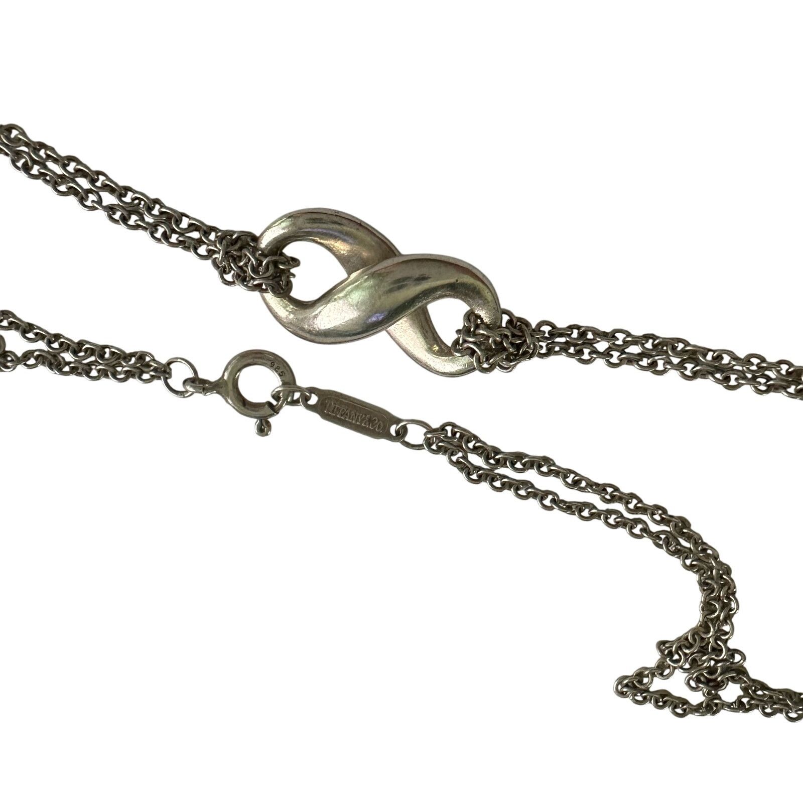 Tiffany & Co. Tiffany & Co Infinity Double Chain Pendant and Necklace Size ONE SIZE - 13 Thumbnail