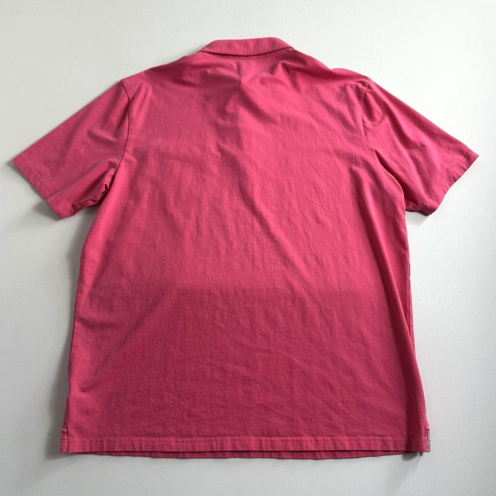 johnnie-O Johnnie-O Polo Shirt Pink Mens Large Cotton Pocketed Golf Casual Short Sleeve Polo Size US L / EU 52-54 / 3 - 2 Thumbnail