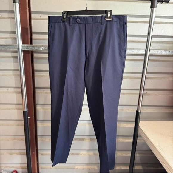 Designer New JB Britches Torino Classic Navy Men's Dress Pants Sz 36R Size US 36 / EU 52 - 1 Thumbnail