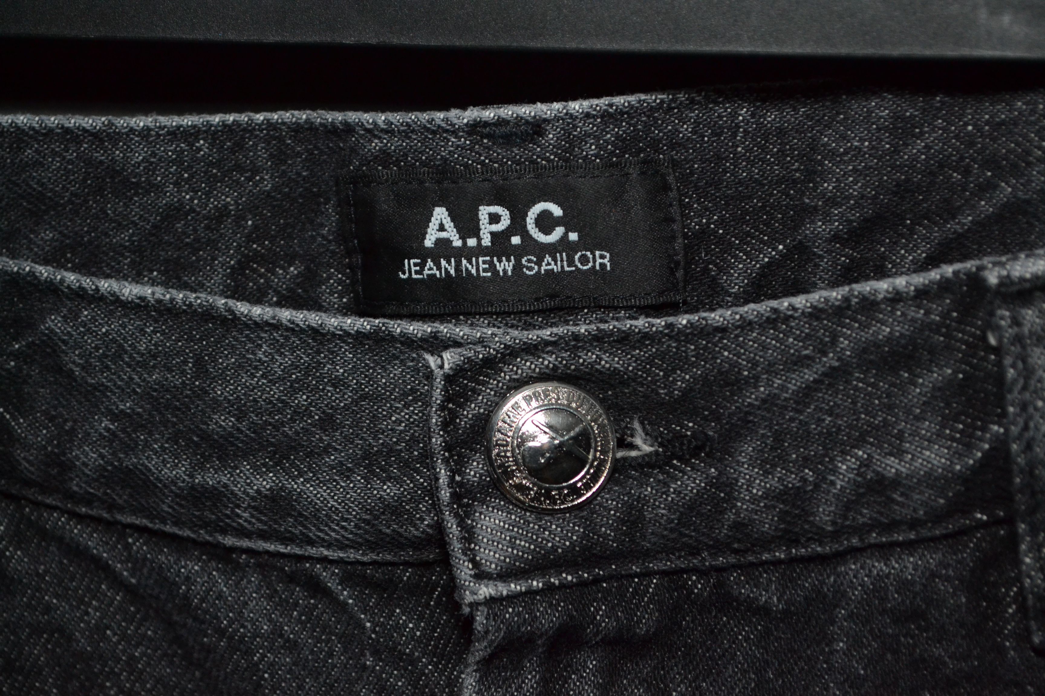 A.P.C. A.P.C. Jean New Sailor Jeans 27 Gray Denim Women Cropped Size 27" / US 4 / IT 40 - 2 Thumbnail