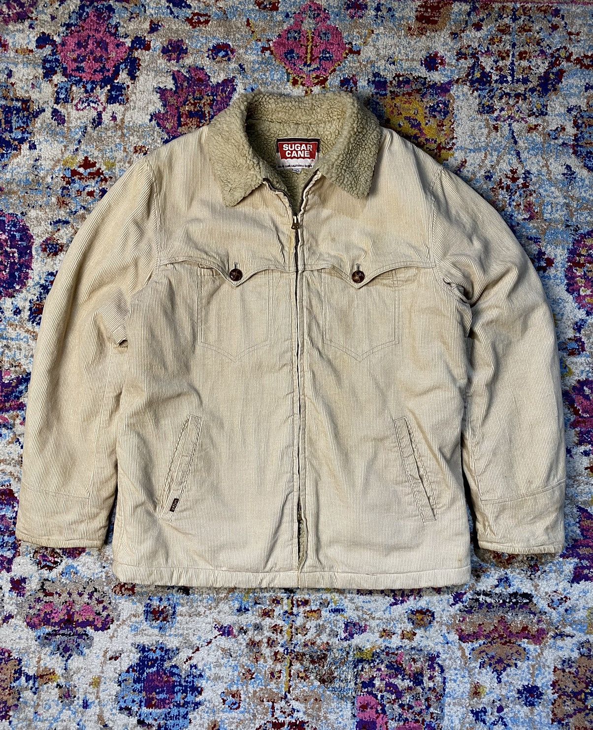 Sugar Cane × Vintage VTG SUGARCANE CALIFORNIA FLEECE LINE CORDUROY JACKET Size US L / EU 52-54 / 3 - 1 Thumbnail