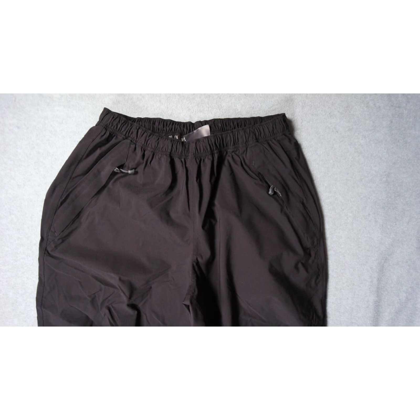 Vintage REI Pants Mens Large Black Rain Windbreaker Elements Nylon Outdoors Adult Size US 33 - 7 Thumbnail