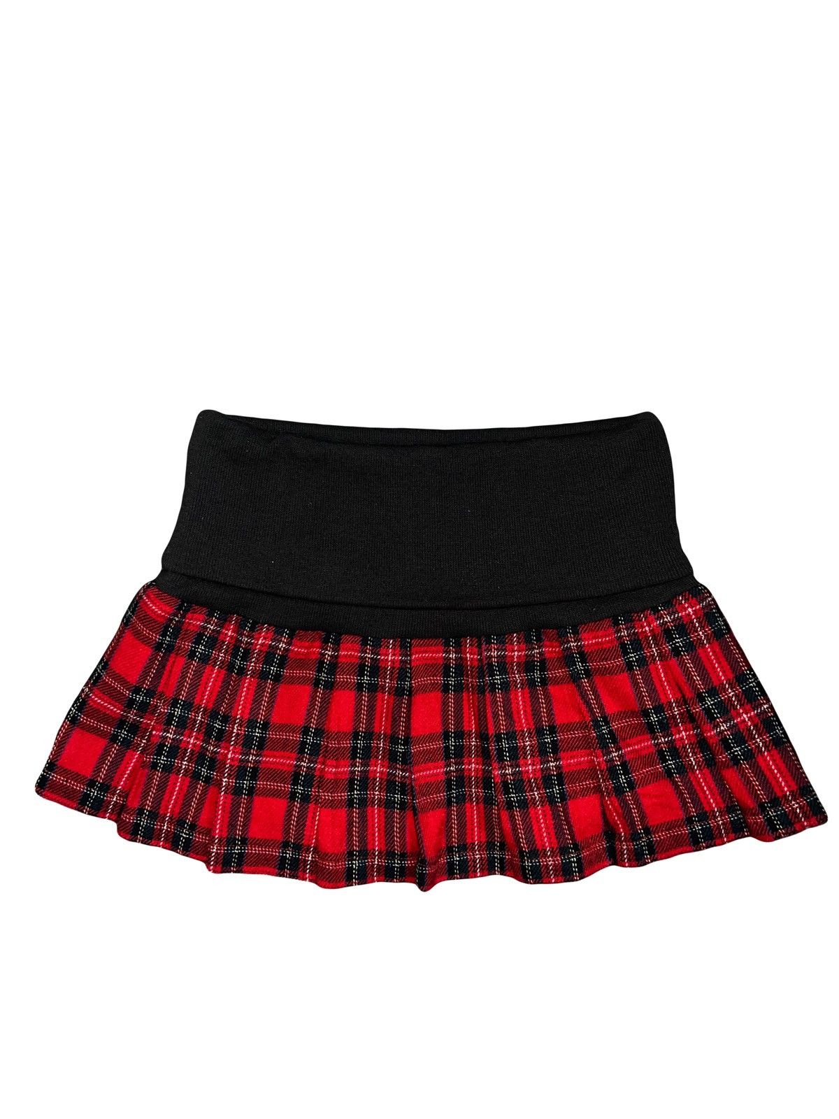 Japanese Brand Colza tartan pleated mini skirt 🥀🌲 Size 26" / US 2 / IT 38 - 3 Thumbnail
