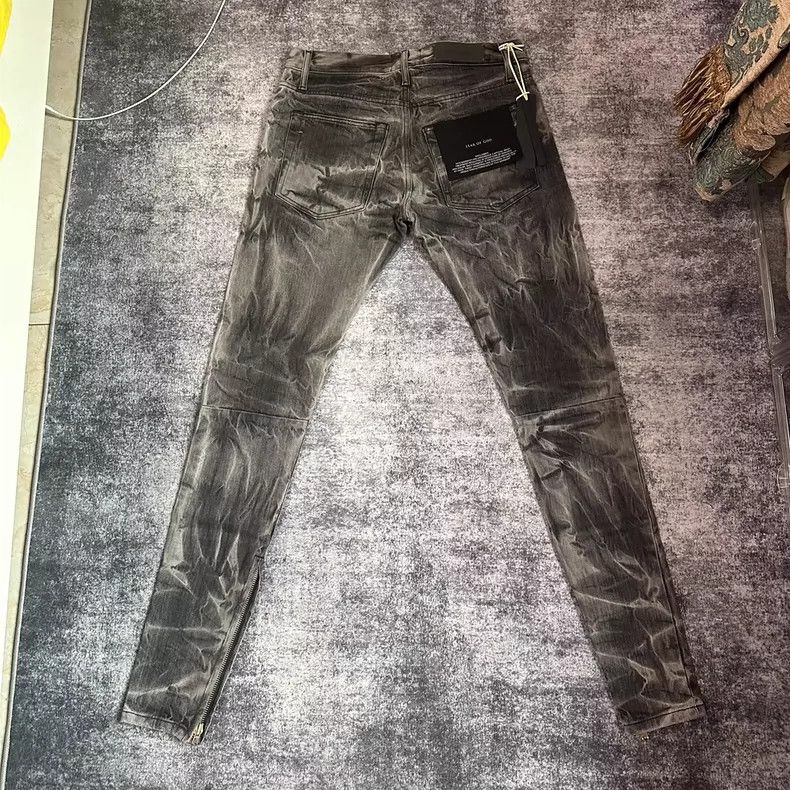 Fear of God Fear of God Black water corrugated jeans Size US 29 - 5 Thumbnail