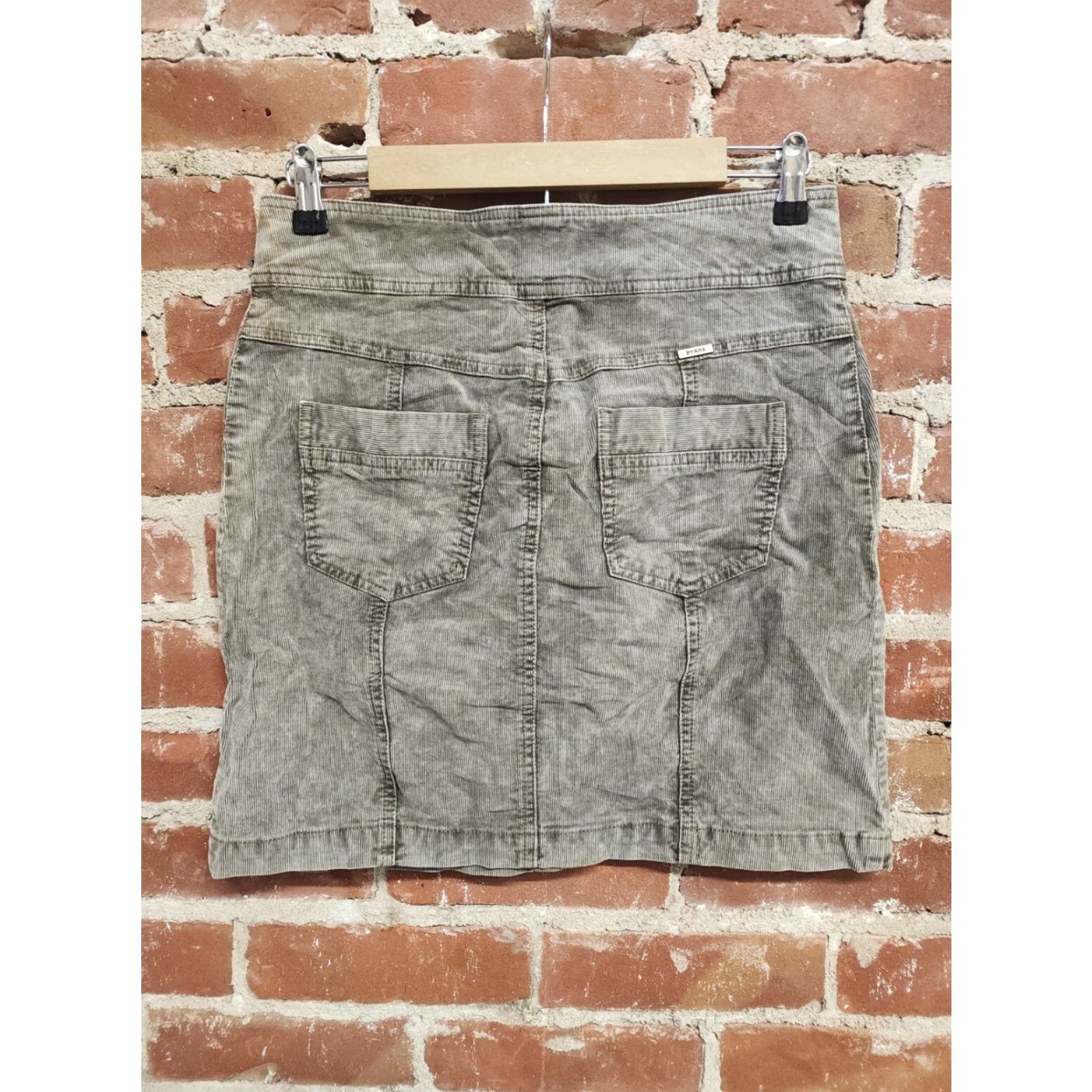 Prana prAna Skirt Corduroy Brown Organic Cotton Women's Size 6 Button Size 28" / US 6 / IT 42 - 2 Thumbnail