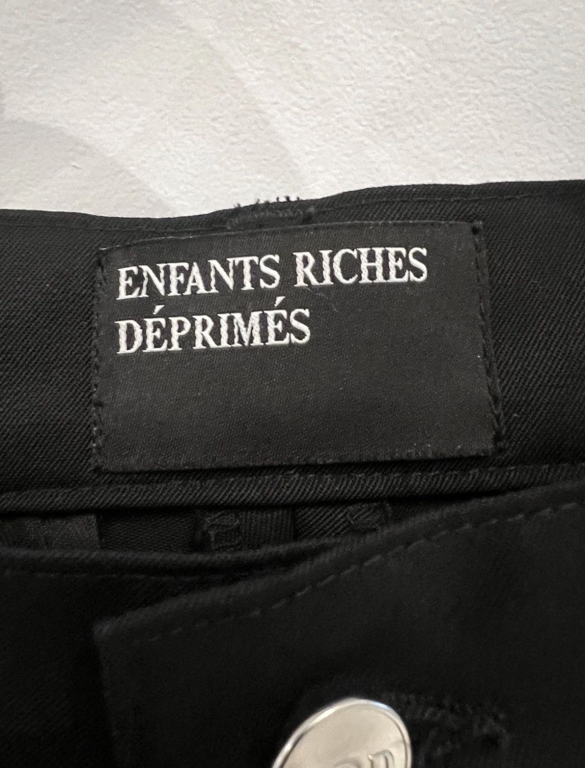 Enfants Riches Deprimes ERD 20ss Skinny Wool Patch Trouser Size US 30 / EU 46 - 7 Thumbnail