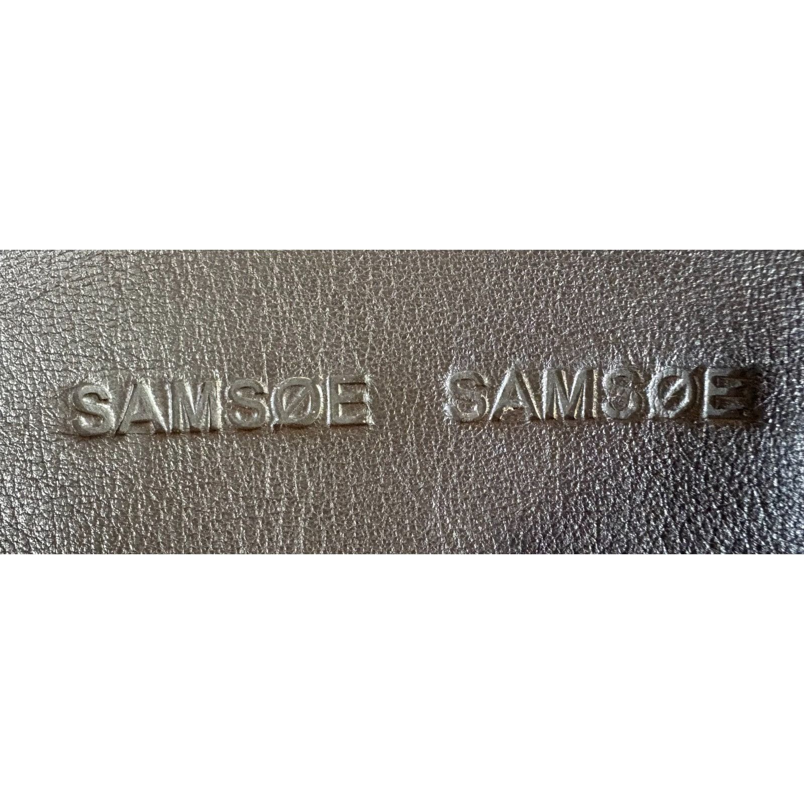 Samsoe Samsoe SAMSOE SAMSOE Samilton leather jacket size L color Black oli Size US L / EU 52-54 / 3 - 12 Thumbnail