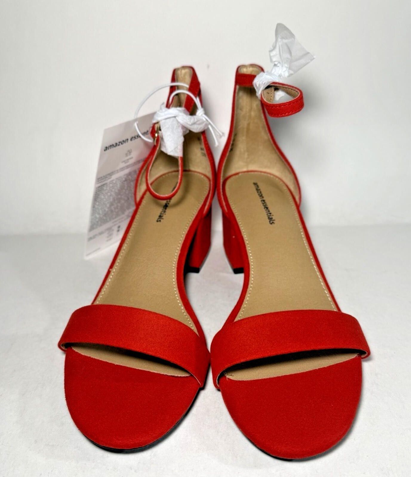 Other AMAZON ESSENTIALS Nola Ankle Strap Block Heel 2 inch Red Size US 8 / IT 38 - 2 Thumbnail