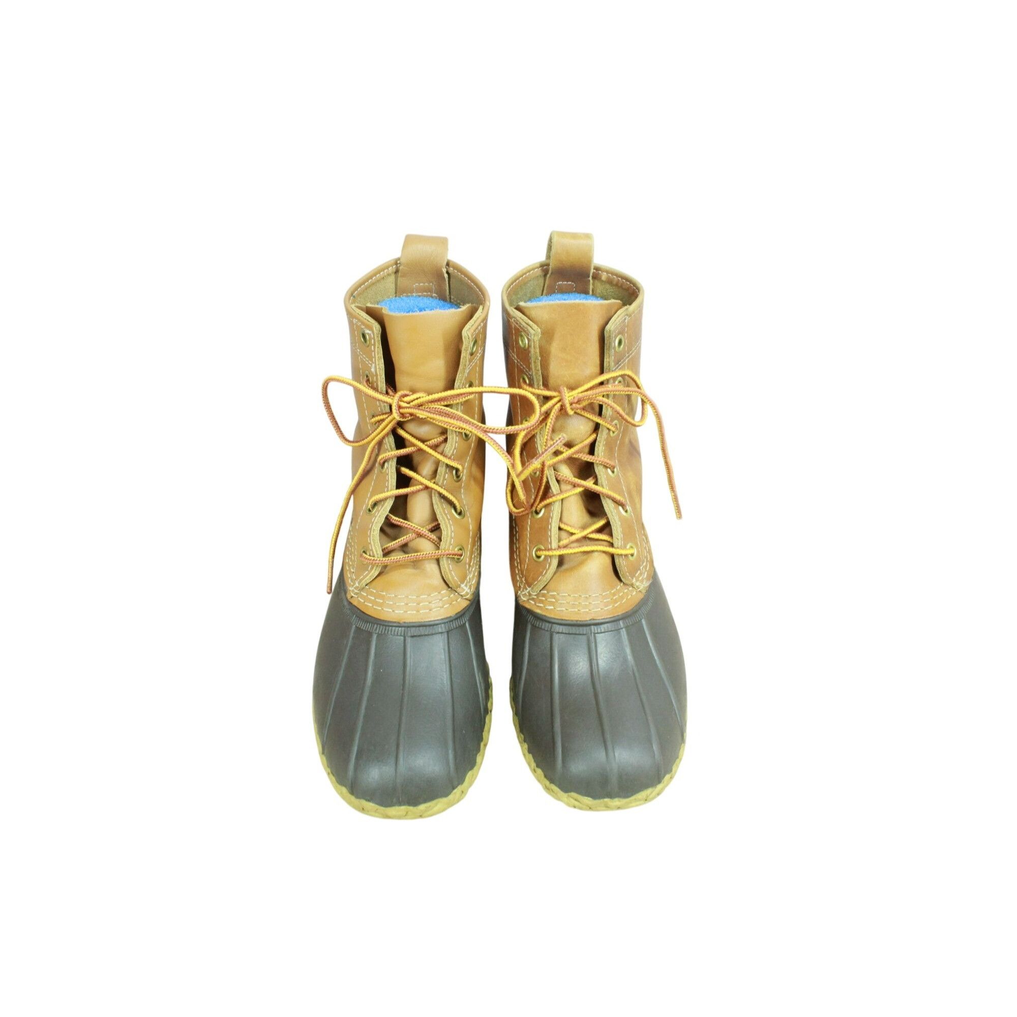 L.L. Bean × Leather LL Bean Women's Leather Unlined Ankle Duck Boots Size 9 M Size US 9 / IT 39 - 5 Thumbnail